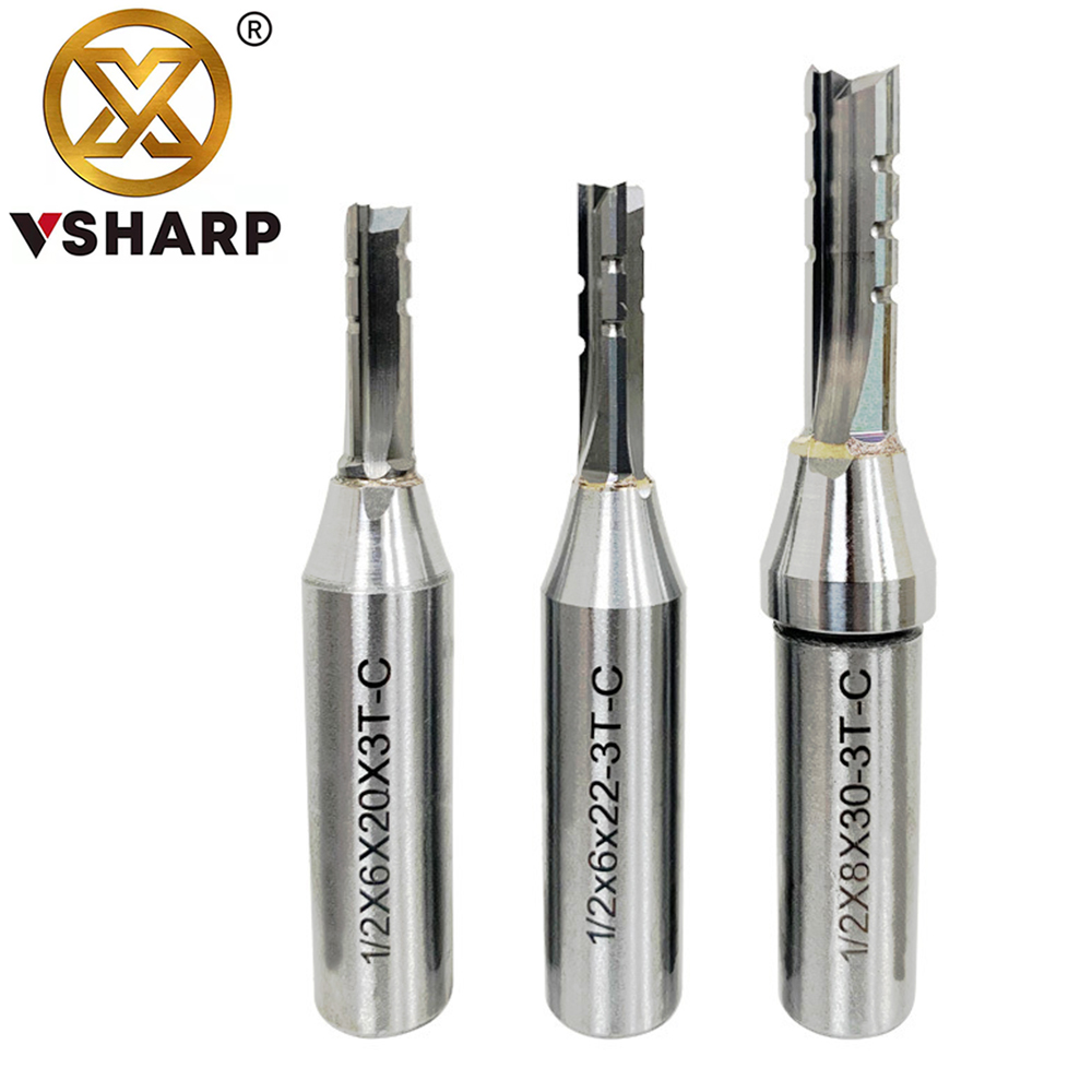 Woodworking Rasp - Vsharp 3 Flutes TCT Straight Cutting