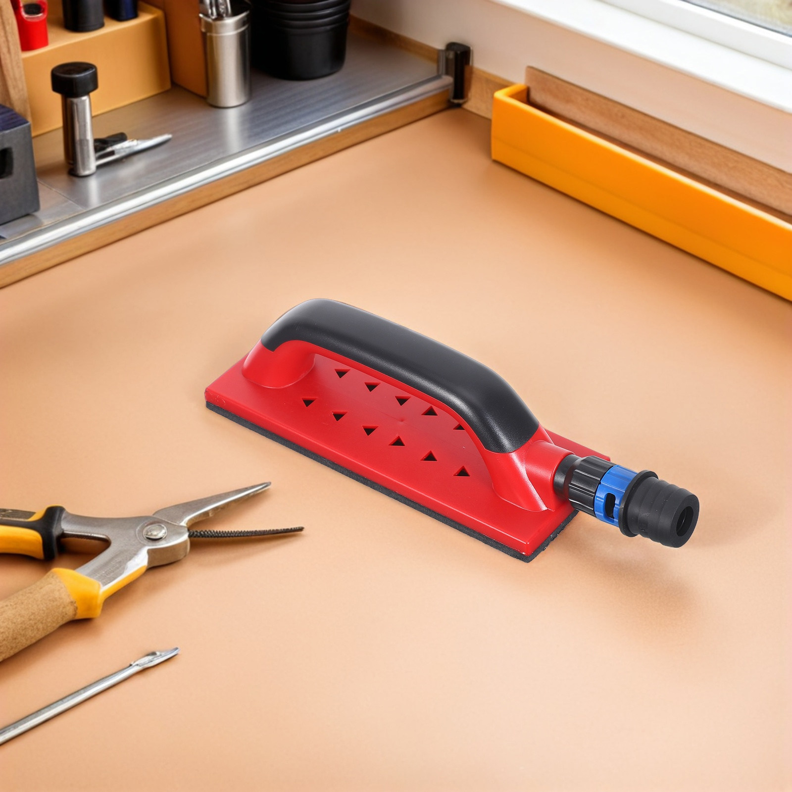 Woodworking Hand Tools - Sanding File Block Square Design Powerful