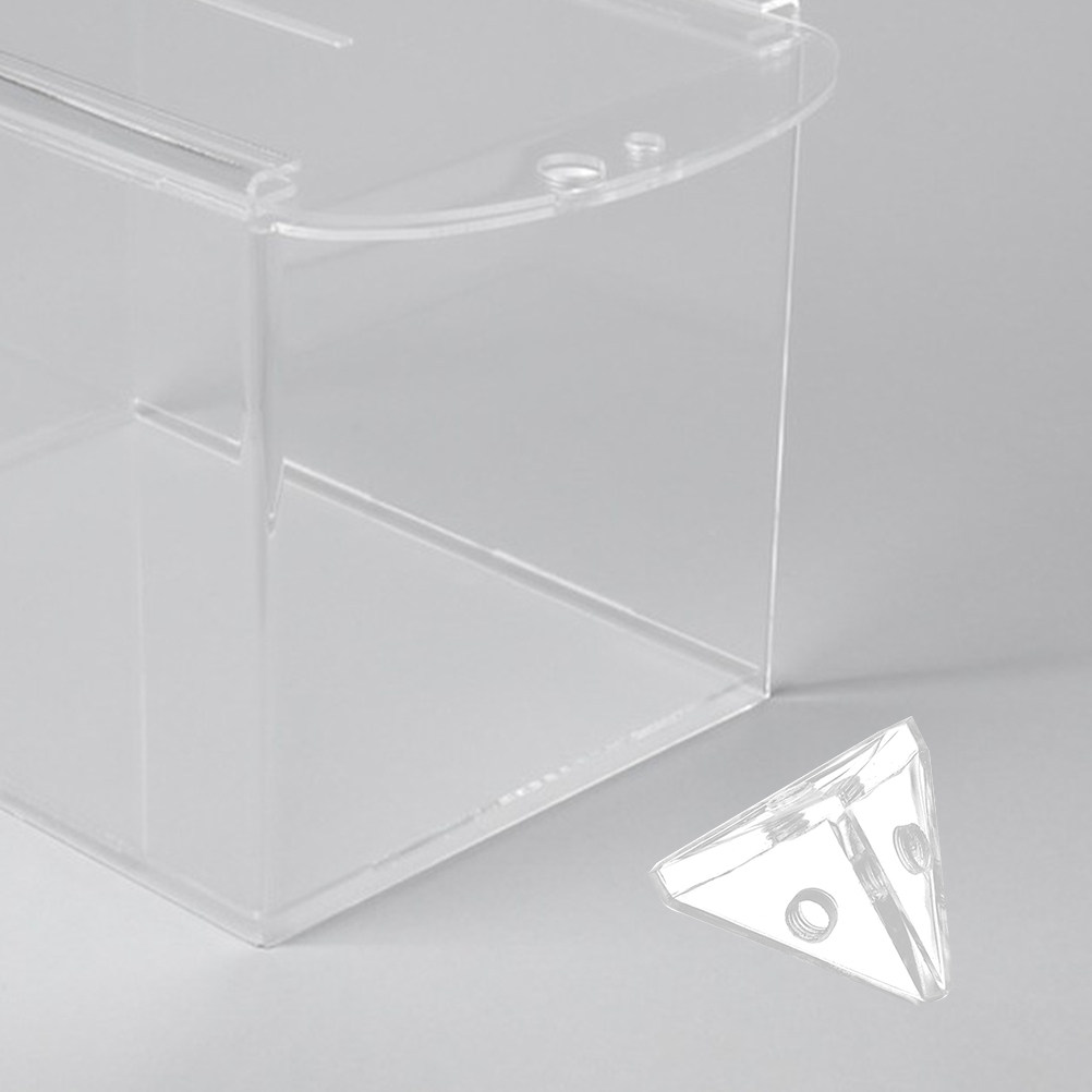 Woodworking Terms - 8pcs Acrylic Display Case Connectors Clear