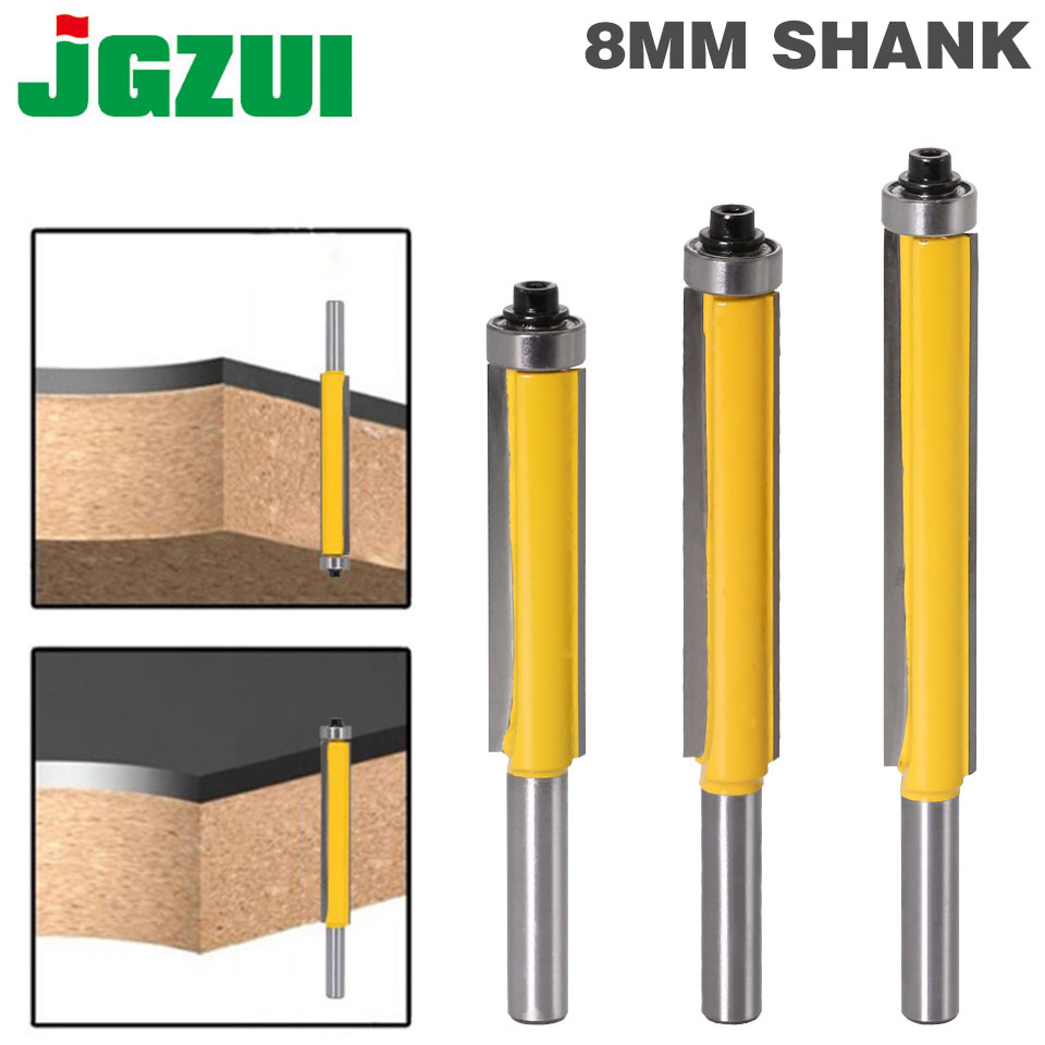 Woodworking Rasp - 1pc 8mm Shank 2' Flush Trim