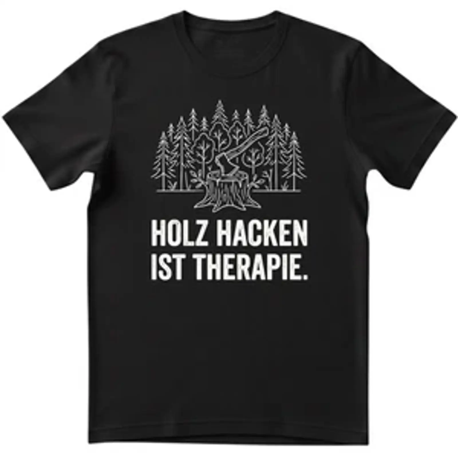 Men's T shirt quot Chopping wo - огляд і ціна Woodworking Therapy
