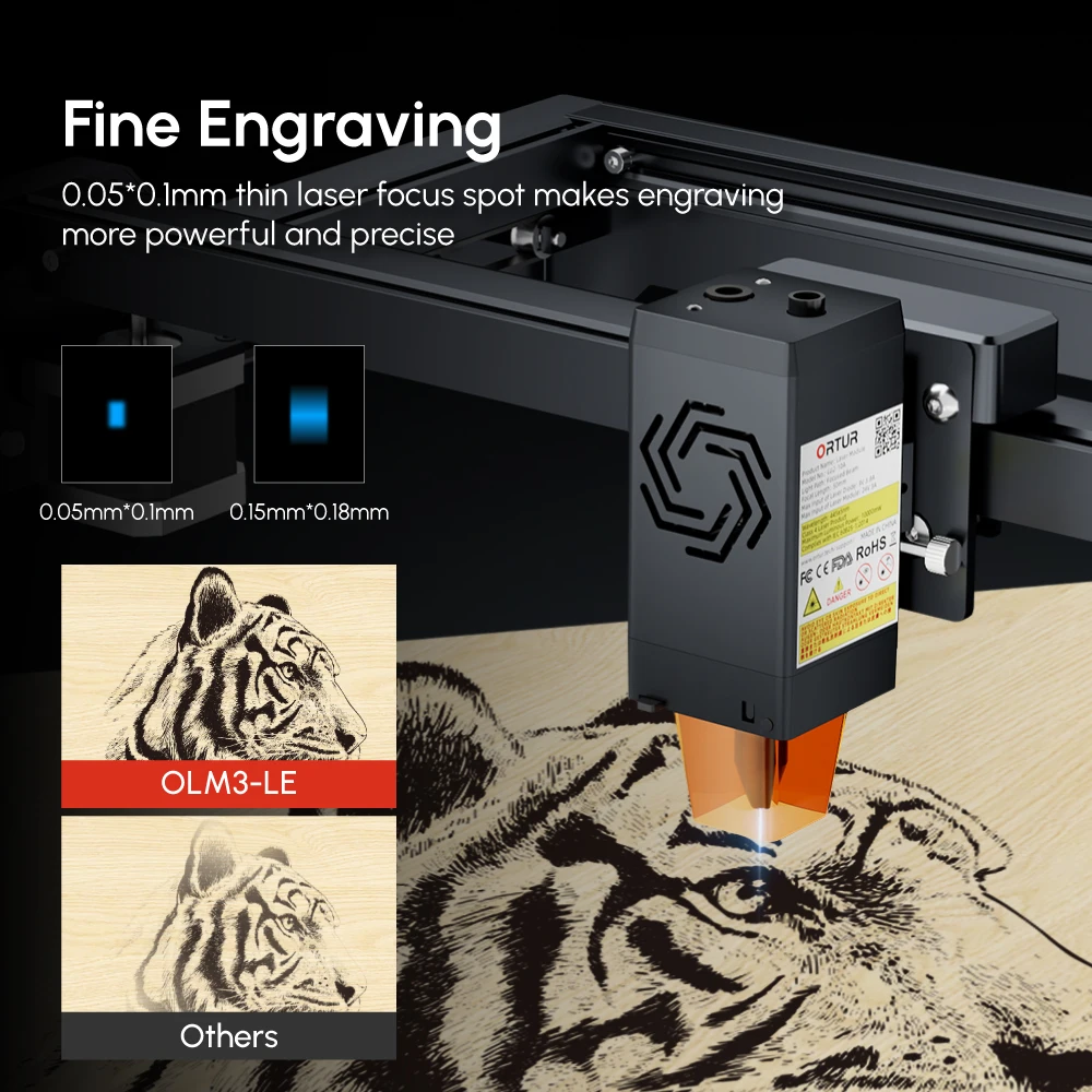 ORTUR OLM3 LE 10w Laser Engrav - огляд і ціна Woodworking Apps
