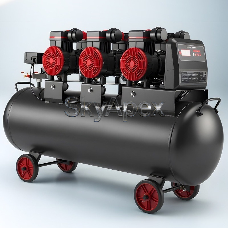 Oil Free Silent Air Compressor - огляд і ціна Woodworking Oil