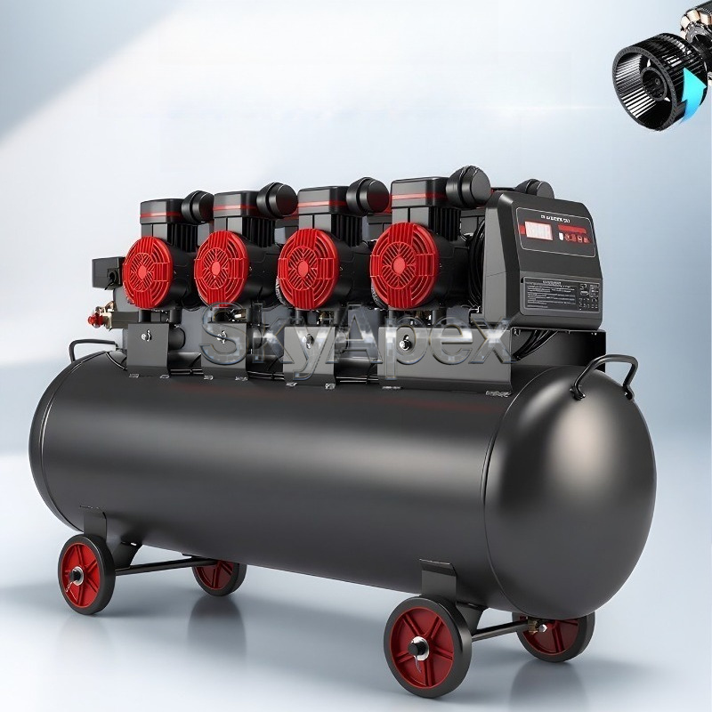 Oil Free Silent Air Compressor - огляд і ціна Woodworking Oil