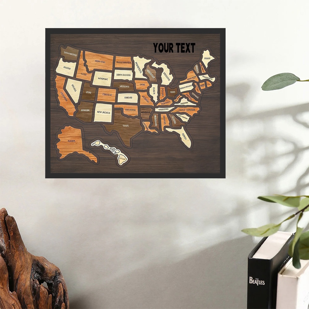 Customizable Wooden USA Travel - огляд і ціна Woodworking Usa