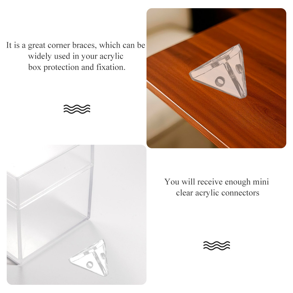 8pcs Acrylic Display Case Conn - огляд і ціна Woodworking Terms