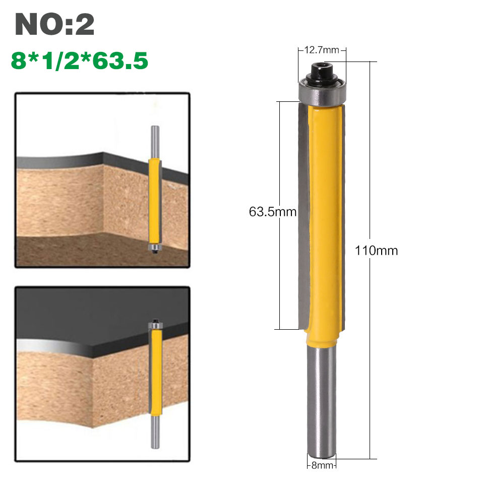 1pc 8mm Shank 2' Flush Trim Ro - огляд і ціна Woodworking Rasp