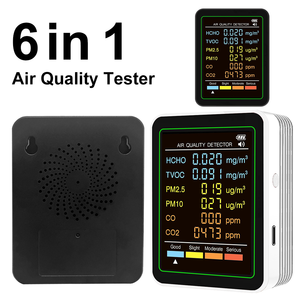 6in1 Air Quality Detector Test - огляд і ціна Woodworking Apps