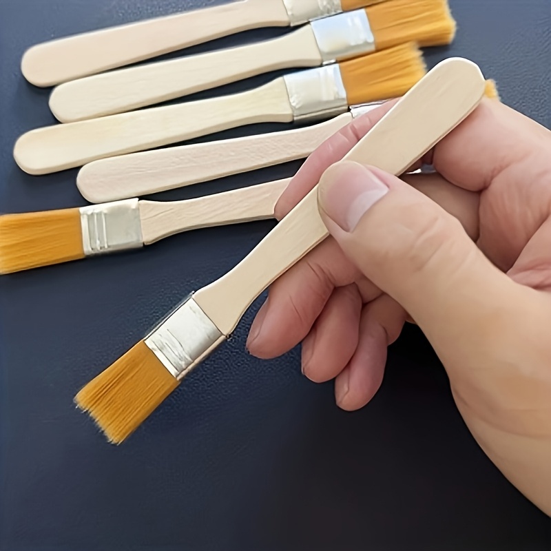 10Pcs Wooden Handle Nylon Bris - огляд і ціна Woodworking Oil